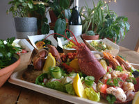 Seafood Platter, 2 sides & bottle of wine -  Saturday