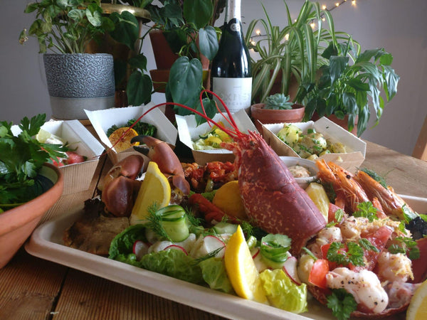 Seafood Platter, 2 sides & bottle of wine - Friday